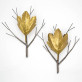 KA1027 TWIG AND LEAF SCONCE 